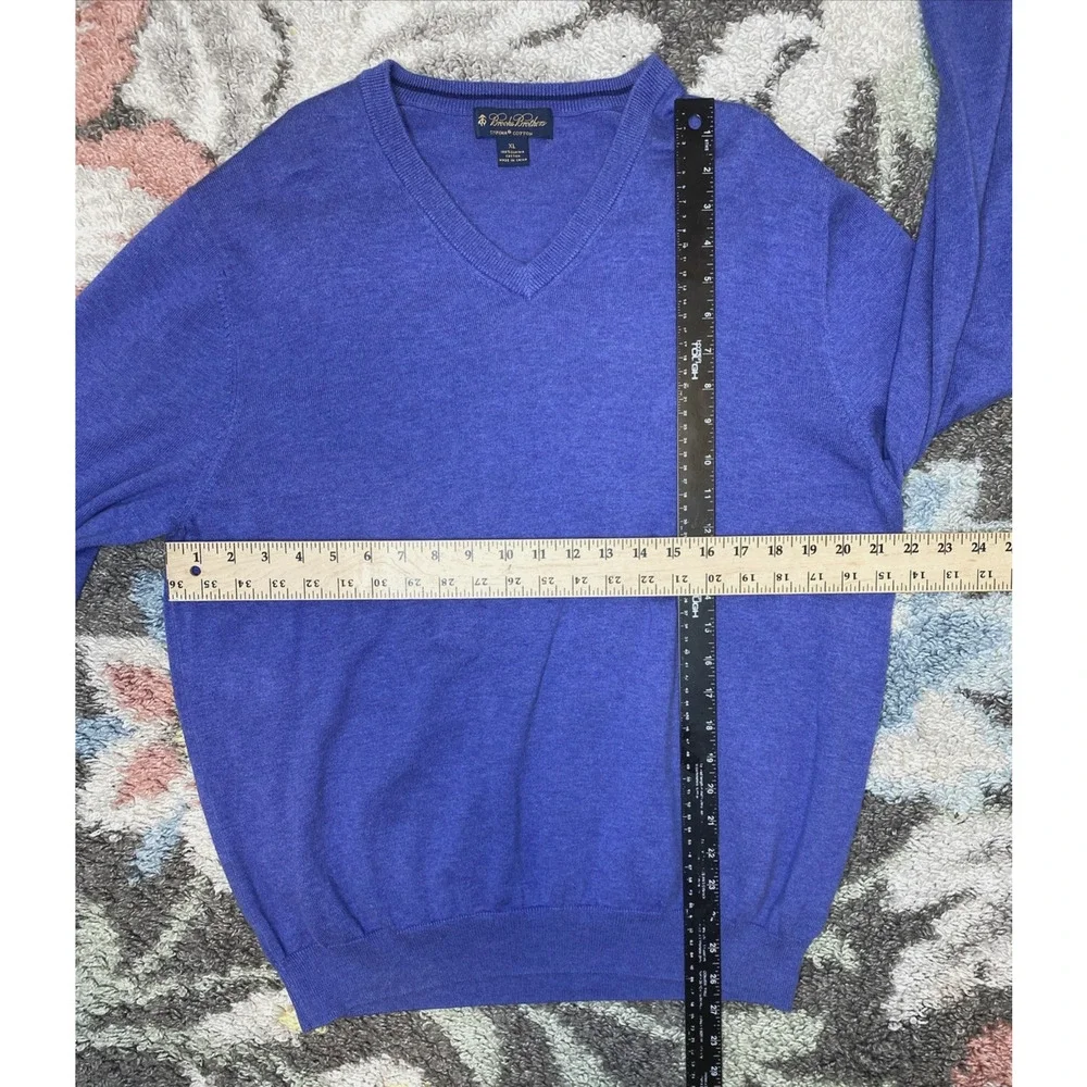 Brooks Brothers Sweater Mens XL 100% Supima Cotton Classic Old Money Pullover